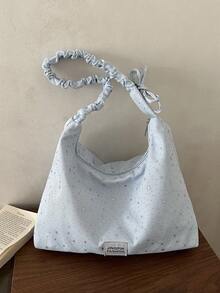 Fashionable Large Tote Bag For Women, New Design Shoulder Bag, Chic Handbag - Blue - View 7