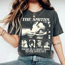 The  Graphic Shirt, The  Music,  Smiths Tee, Gift For Fans Comfort Color Shirt, Gift For Women Men Shirt - 黑色 - 查看 1