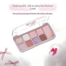 jill leen Palet Eyeshadow Little Bear 9 Warna, Riasan Mata Tahan Lama Matte & Shimmer, Cocok Untuk Wanita - Palet eyeshadow sembilan warna 904 - View 7
