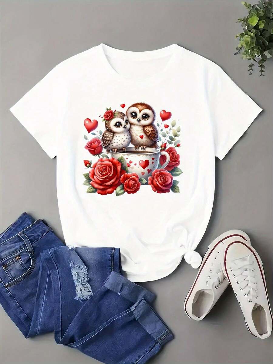 deyin Women T-Shirts - White - View 1