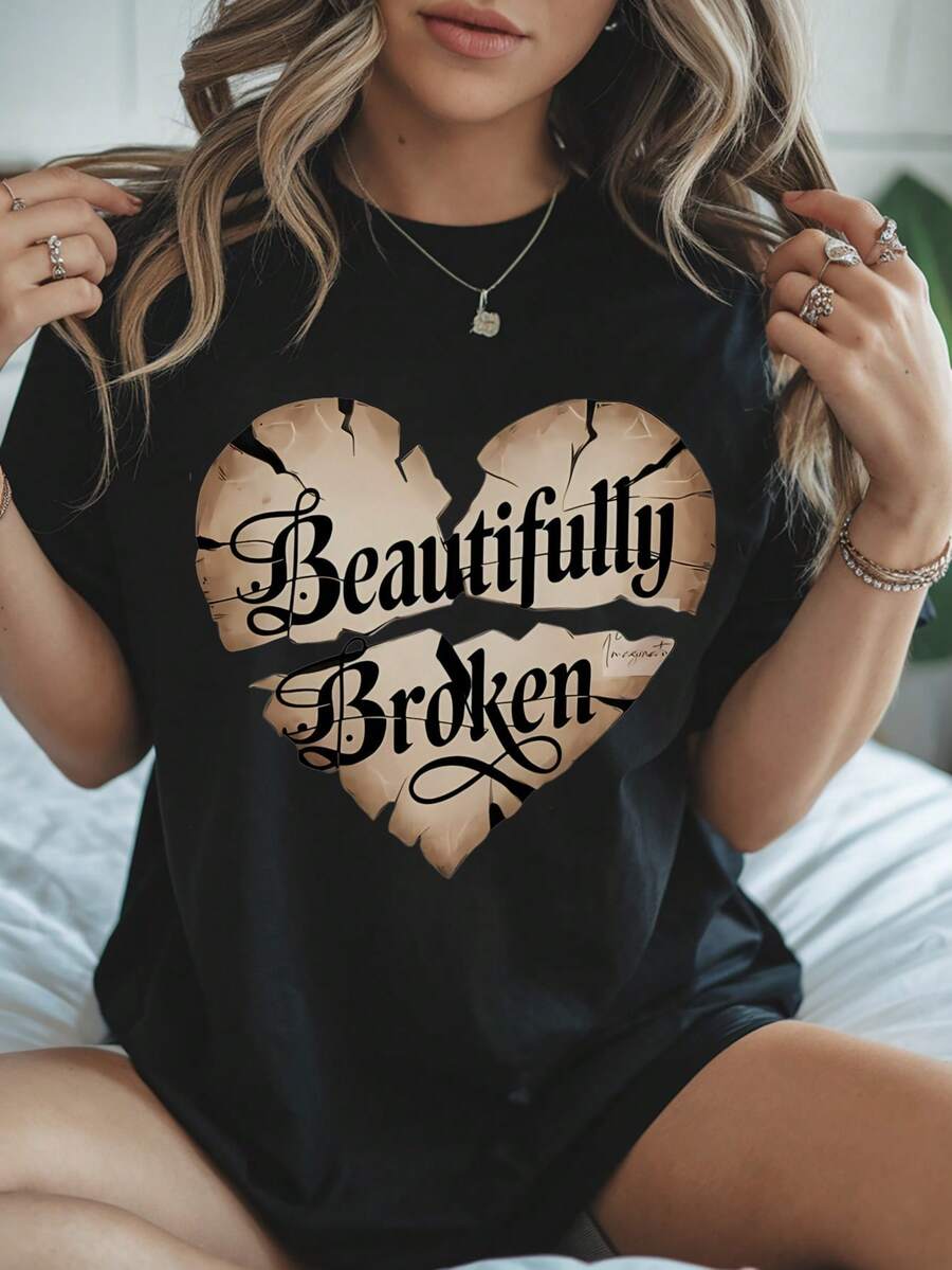 deyin Women T-Shirts - Black - View 1