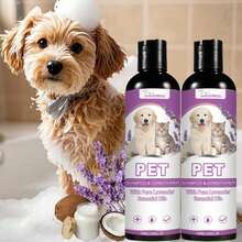 2-Piece Pack - Pure Lavender Essential Oil Pet Shampoo - Has The Functions Of Cleaning, Moisturizing And Adding Fragrance. Does Not Contain Irritating Ingredients. This Is A Pet-Friendly Shampoo Specially Designed By "Pet Owners". - View 8