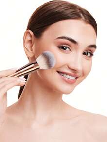 MAANGE Bộ cọ trang điểm chuyên nghiệp hai đầu bằng nhôm gồm: cọ nền, cọ phấn phủ, cọ má hồng, dụng cụ trang điểm du lịch, quà tặng cho phụ nữ và bé gái. - Hoa hồng vàng - Xem 11