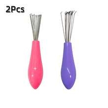 1Pc/2/3Pcs Cleaning Tool Comb Cleaning Brush, Suitable For Removing Hair And Dust, Ideal For Beauty Salon Use, Comb Companion - Multicolor - View 14