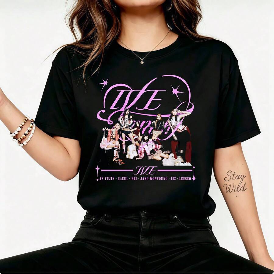 Women T-Shirts - Black - View 1