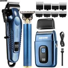 WEEME 4pcs/3pcs/2pcs/1pc Multi-Functional Haircutting Tool Set - Blue - View 9