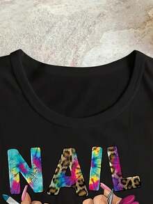 Women T-Shirts - Black - View 2