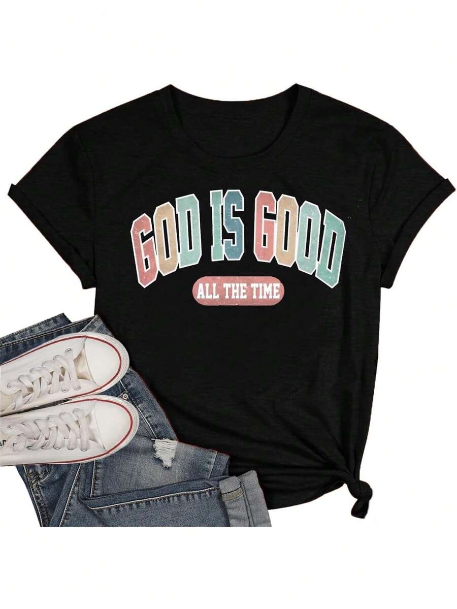 deyin Women T-Shirts - Black - View 1