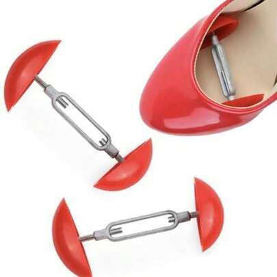 2PCS Shoe Stretchers For Women Red Shoe Width Stretcher Adjustable Shoe Stretchers For Wide Feet Mall Easy To Carry Of Mini Shoe Tree Make Shoes To Achieve A Perfect Fit For Wide Feet