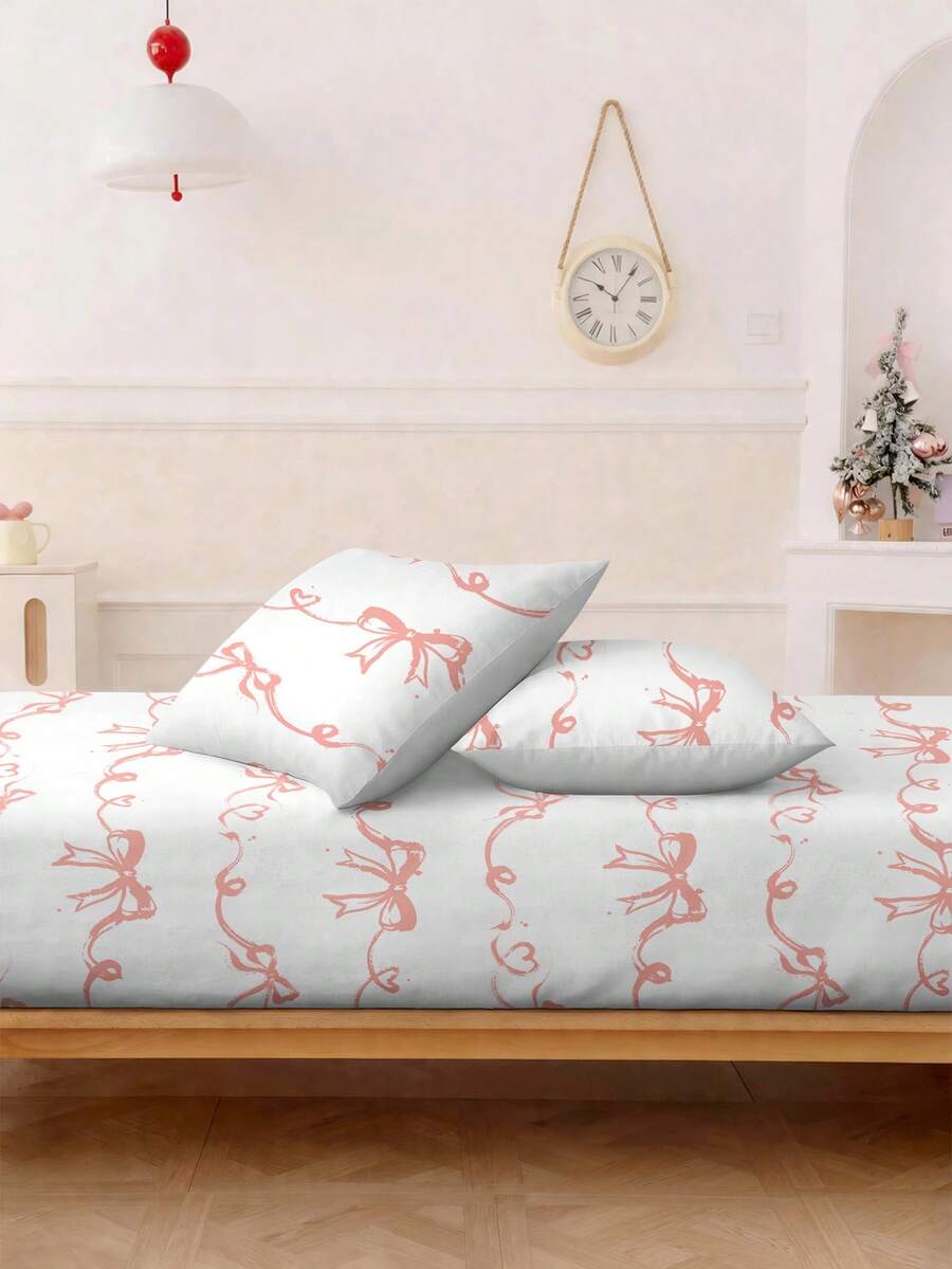 2/3Pcs Fitted Sheet Sets 1 Fitted Sheet + 1/2 Pillowcases - Multicolor - View 1