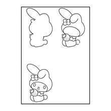SANRIO 如何绘制三丽鸥角色：1本简单易学的成人及青少年涂色书，可爱又温馨。采用120克厚纸，共24页。内含分步线稿，教你如何绘制各种三丽鸥角色，非常适合休闲涂色和缓解压力。 - 填色本 - 查看 7