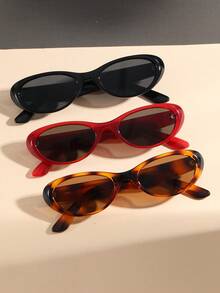 1 Pair Women's Cat Eye Minimalist Versatile Street Style High Quality Fashion , Suitable For Outdoor, Beach, Vacation - Multicolor - View 4