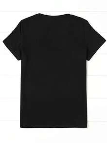 Women T-Shirts - Black - View 3
