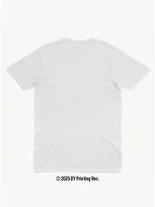Toppar "Katter eftersom människor är läskiga" - 100 % bomulls t-shirt med grafik | Mjuk, avslappnad passform, ett måste för hösten, vit rund hals, Halloween-t-shirt för sommaren - Vitt - Visa 5