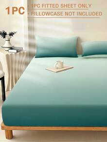 1pc Gradient Multicolor Fitted Sheet, Mattress Protector For Single, Double, King, Queen Size, Deep Pocket Up To 11.8 Inches, Soft And Breathable - Multicolor - View 6