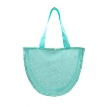 Bolsa de red de conchas personalizada, bolsa de playa de red de conchas, bolsa de almacenamiento de red de conchas, bolsa de tote de red de conchas, bolsa de red de almacenamiento de juguetes de playa - Ver 12