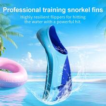 Swimming Training Fins, Children's Swimming Fins, Comfortable Swimming Flip Flops, Suitable For Children, Beginners, Girls, Boys, Adults - Multicolor - View 1