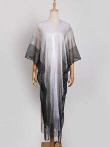 1 chiếc khăn choàng đi biển lấp lánh chuyển màu, khăn sarong mỏng đa năng dành cho nữ, thích hợp cho du lịch và nghỉ dưỡng. - Nhiều màu - Xem 13