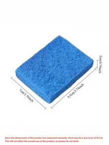 Professional BBQ Cleaning Sponge, Heat Resistant & Non-Scratch, Thick Coarse Fiber Scrubbing Cloth, Double-Sided Kitchen Dishwashing Sponge, Ergonomic Non-Slip Grip Design, Suitable For Gas/Charcoal Stoves, Outdoor Kitchen Essential - Multicolor - View 7