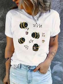 deyin Women T-Shirts - White - View 1