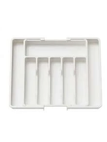 Efficient Space Saving Organizer Tray With Extendable Adjustable Width Design Sleek Storage Box Versatile Silverware Drawer Organizer Utensil Holder Flatware Kitchen Drawers Room Home Bathroom Decor Kitchen Essentials Wedding Apartment Essentials - Multicolor - View 15