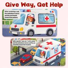Children's Flip Book, Transportation Vehicles And Various Moving Objects, Transportation Vehicles Cardboard Book, Interactive Early Education Book - Lift the Flap Book for Kids - View 7