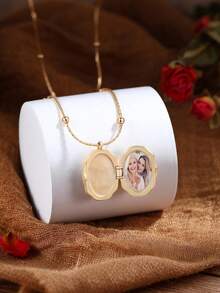 Dây chuyền mặt dây hình thiên thần và bướm được cá nhân hóa, mặt dây có thể tùy chỉnh ảnh kèm hộp trưng bày - Món quà thanh lịch dành cho Ngày của Mẹ hoặc vợ. - Nhiều màu - Xem 3