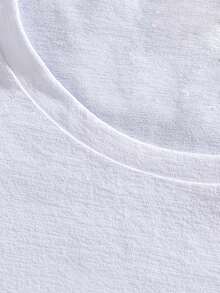 BEST PAPA EVER Print T Shirt, Tees For Men, Casual Short Sleeve T-shirt For Summer, Tees, Top - Blanc - Voir 4