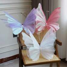 Bộ 1/3/5 con bướm 3D trang trí, thích hợp cho các bữa tiệc chủ đề bướm và trang trí sân vườn ngoài trời. Tuyệt vời cho các buổi dạ hội hóa trang, Ngày Valentine, trang trí tường, trang trí phòng, lễ hội hóa trang, đám cưới, tiệc độc thân, tiệc sinh nhật, chụp ảnh trong nhà, tủ trưng bày và trang trí tường. Bướm cầu vồng, màu hồng, trắng và tím (Chỉ bao gồm phần đầu hoa, không có đế hoặc thân). - Nhiều màu - Xem 8