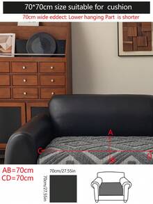 1 vỏ đệm sofa dùng được cả bốn mùa, kiểu dáng hiện đại tối giản, chống trượt, chống bụi và có thể giặt được, mềm mại và không phai màu, thân thiện với thú cưng, phù hợp với phòng ngủ, văn phòng, phòng khách, sofa hình chữ L và sofa 1/2/3/4 chỗ ngồi. - Màu xám đen - Xem 18
