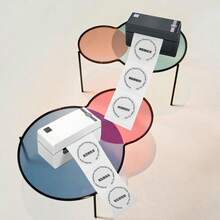 1 Cuộn Nhãn Nhiệt Trong Suốt Bằng Vinyl 5.08 Cm Tự Dính Hình Tròn Nhãn Dán Hình Tròn Dùng Cho Máy In Nhãn Dán Bao Bì Mã QR Phong Bì Văn Phòng Bán Lẻ Gia Đình (300 cái/cuộn 500 cái/cuộn) - Xem 8