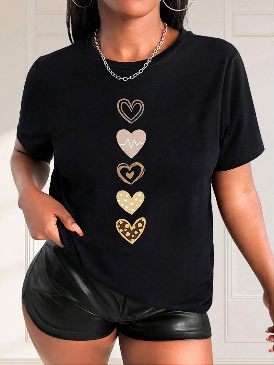 Women T-Shirts - Black - View 1