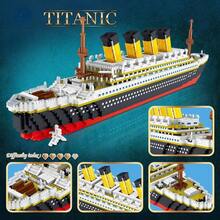 Más de 4000 Uds. Modelo , bloques de construcción de crucero, colección de ladrillos de barco MOC, juguetes de construcción DIY para niños, regalo - Caja de regalo de 1878 piezas - Ver 6