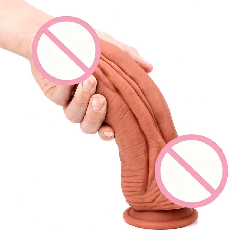 8.3 Inch Realistic Dildo Wide Thick Dildoes Silicone Huge Penis G-Spot Massager With Strong Suction Cup Adult Sex Toys For Women Masturbators - 均碼 - 查看 1
