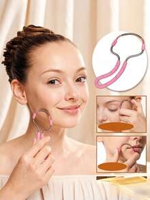 1/2pcs Multi-Function Stainless Steel Hair Removal Tool, Unisex Facial Hair Removal Tool, Waterproof Face Hair Removal Tool, Suitable For Body And Face, Including Lip And Eyebrow Hair Removal, Women's Beauty Spring Lift Lip Hair, Wax Hair Removal - Multicolor - View 2