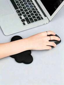 Set de 2 piezas Alfombrilla de ratón y reposamuñecas para teclado con forma de nube, soporte de muñeca ergonómico de espuma de memoria, cojín de silicona antideslizante para la mano para oficina, hombres y mujeres - Ver 5