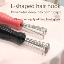 1Pc/2/3Pcs Cleaning Tool Comb Cleaning Brush, Suitable For Removing Hair And Dust, Ideal For Beauty Salon Use, Comb Companion - Multicolor - View 10