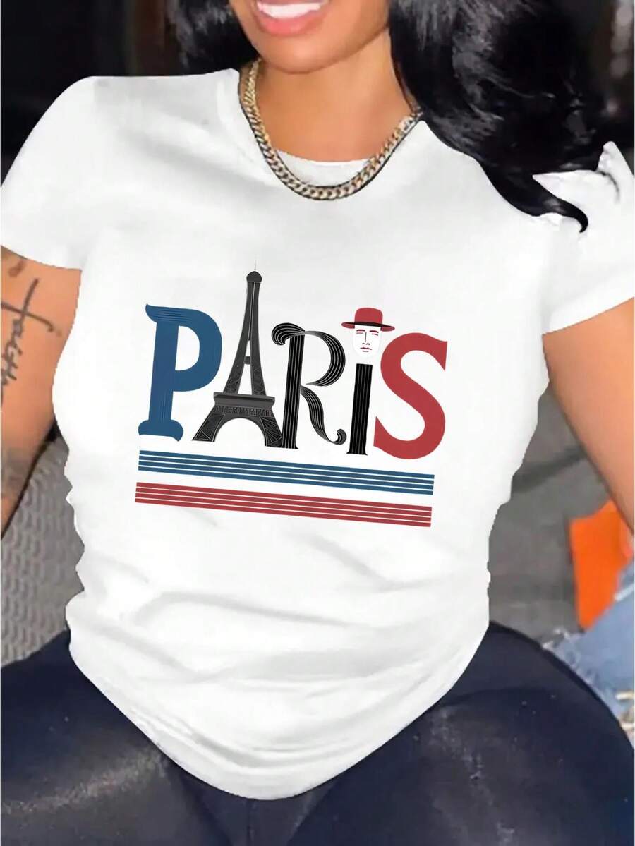 deyin Women T-Shirts - White - View 1