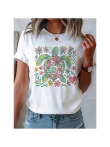 Women T-Shirts - White - View 1
