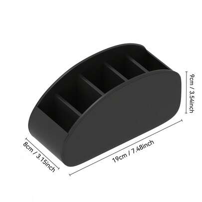 A 5-Compartment Remote Control Storage Box, Multifunctional Desktop Organizer, Suitable For Storing TVs, Media Players, Stationery, Glasses, Cosmetics, And Small Items.Space-Saving Bedside Table Storage Box, Suitable For Home And Office Use.Recommended Holiday Gift, Christmas, Birthday, Housewarming Gift.Creative And Practical Home Storage Box