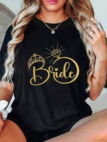Women T-Shirts - Black - View 5