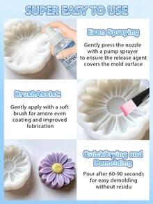 Bình xịt DIY Diamond Painting Spray thích hợp cho tranh khảm, tranh đính đá, đất sét và các sản phẩm thủ công khác. Bình xịt cầm tay bảo vệ lớp phủ bề mặt của sản phẩm thủ công. - Xem 4