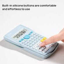 DELI D82MS Calculator: Portable, Multifunctional, Durable, With Sensitive Keys, Power-Saving And Long-Lasting Battery Life, Large Screen Display For Multi-Dimensional Calculations. - Single Piece - View 4