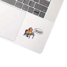 Funny Scream Customer Service Parrot Sticker Laptop Car Trunk Skateboard Creative Decoration - Multicolor - View 4
