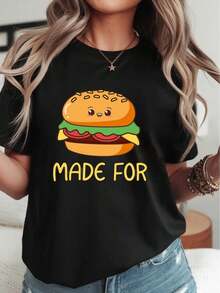 deyin Women T-Shirts - Black - View 1