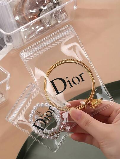 20/10pcs Travel Jewelry Bags, Valentine's Day Gift, Jewelry Pouch Bag, Clear Jewelry Storage Bags For Gold Silver Ring Earrings Chain Bracelet, Jelly-Like Softness, No Yellowing, No Odors Valentine's Day Gift, Birthday Gift
