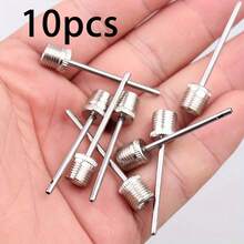 10/20/30/40/50/60 Pcs Universal Stainless Steel Ball Inflation Needles | Heavy Duty Rust-Proof Air Pump Needles For Basketball Soccer Volleyball Sports Balls,Durable Ball Pump Pins For Basketball Soccer Volleyball & Inflatables - Multicolor - View 9