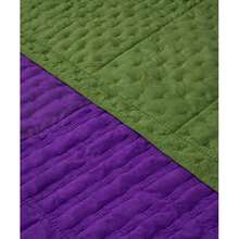 EDREDON LIGERO DOBLE VISTA MATRIMONIAL  CAPITONADO. - Morado - Ver 2