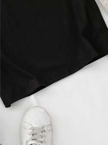deyin Women T-Shirts - Black - View 3