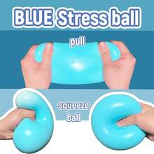 4 Inch Giant Squeeze Stress Balls For Kids And Adults - Jumbo Squishy Dough Ball, Squishy Sensory Toys For Kids Party Favors, Squeeze Stress Toys For Anxiety Relief - 彩色 - 查看 4